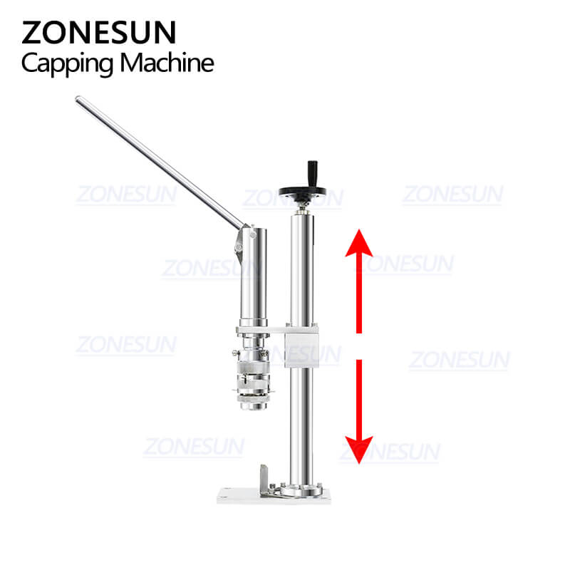 adjuster of aerosol sealing machine