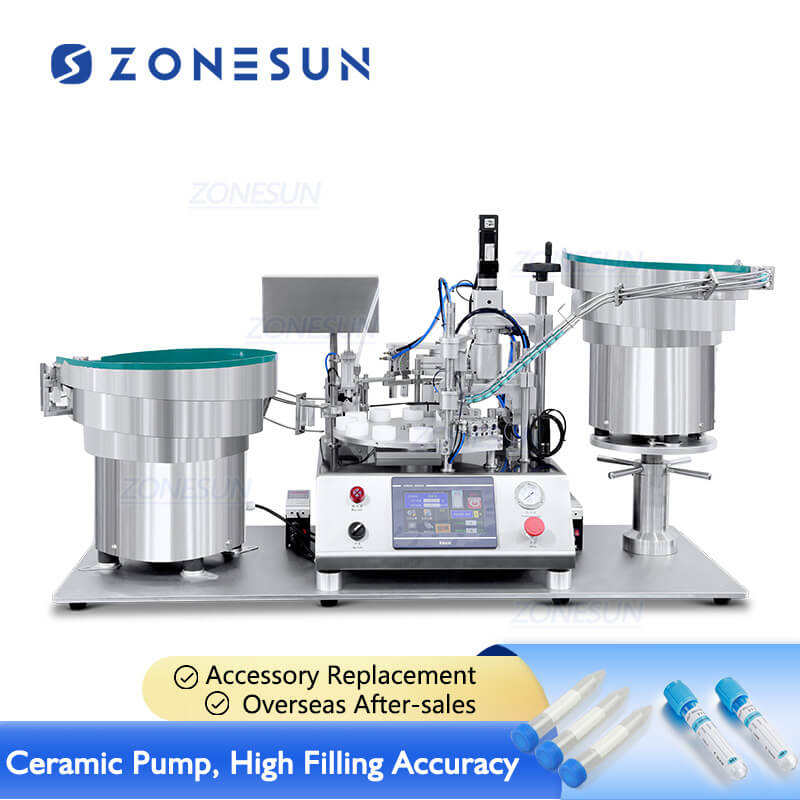 test tube filling capping machine