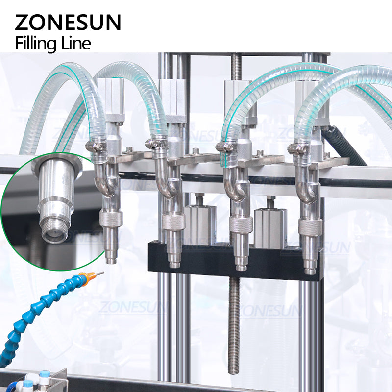 anti-dripping filling nozzle of lotion filling machine