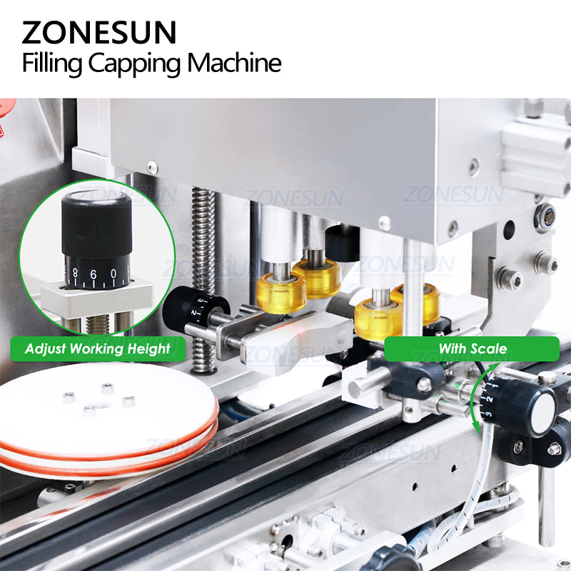 capping structure of essential oil filling machine