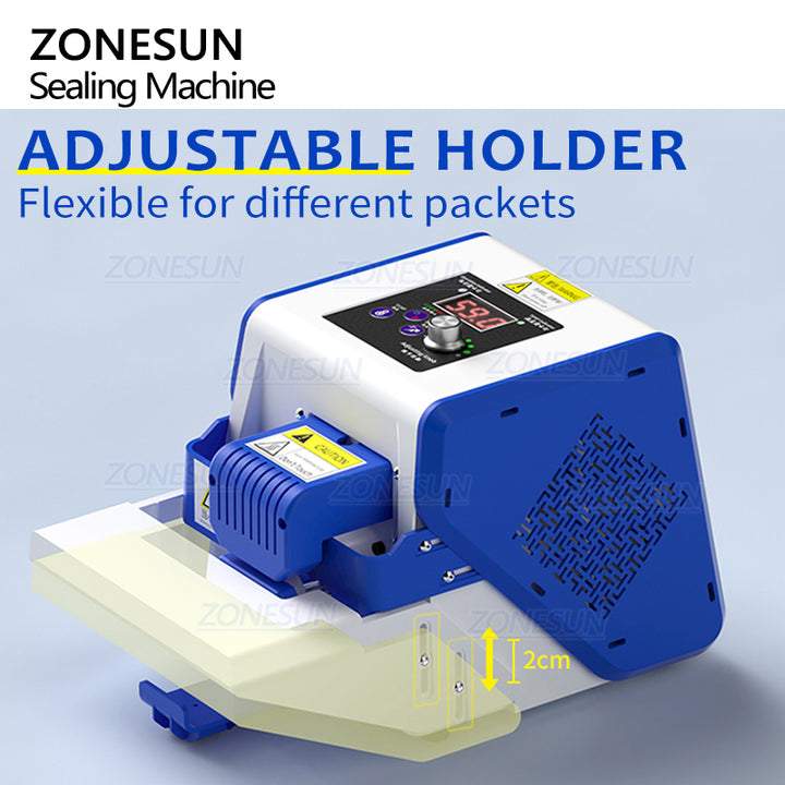 adjustable holder of roller sealing machine