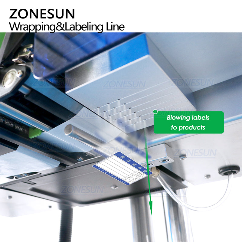 labeling structure of weighing pricing labeling line