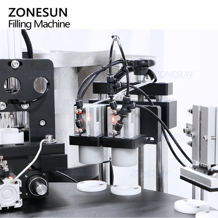 Capping pressing Structure  of Small Perfume Vial Filling Capping Machine