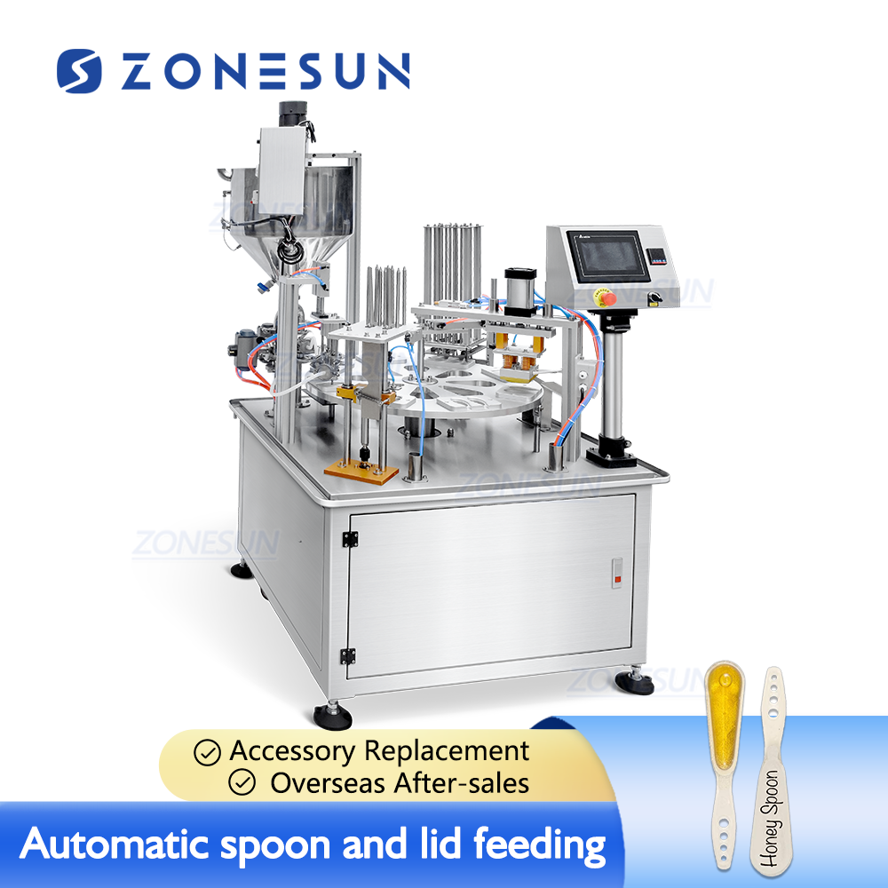 honey spoon filling sealing machine