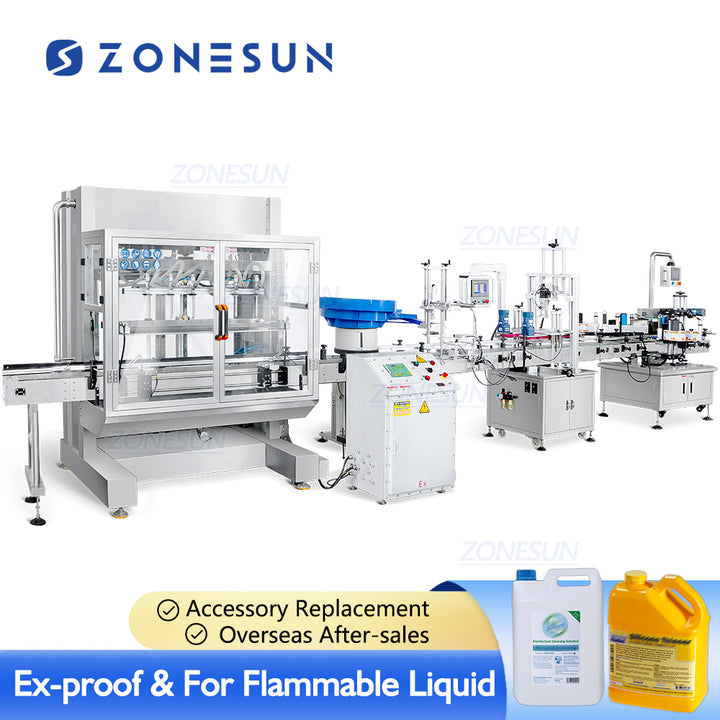 flammable liquid filling line