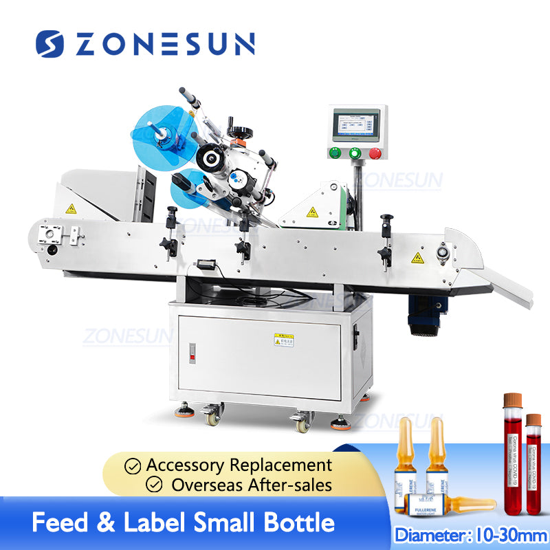 glass vial label applicator