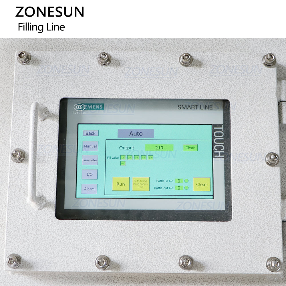 control panel of ATEX filler