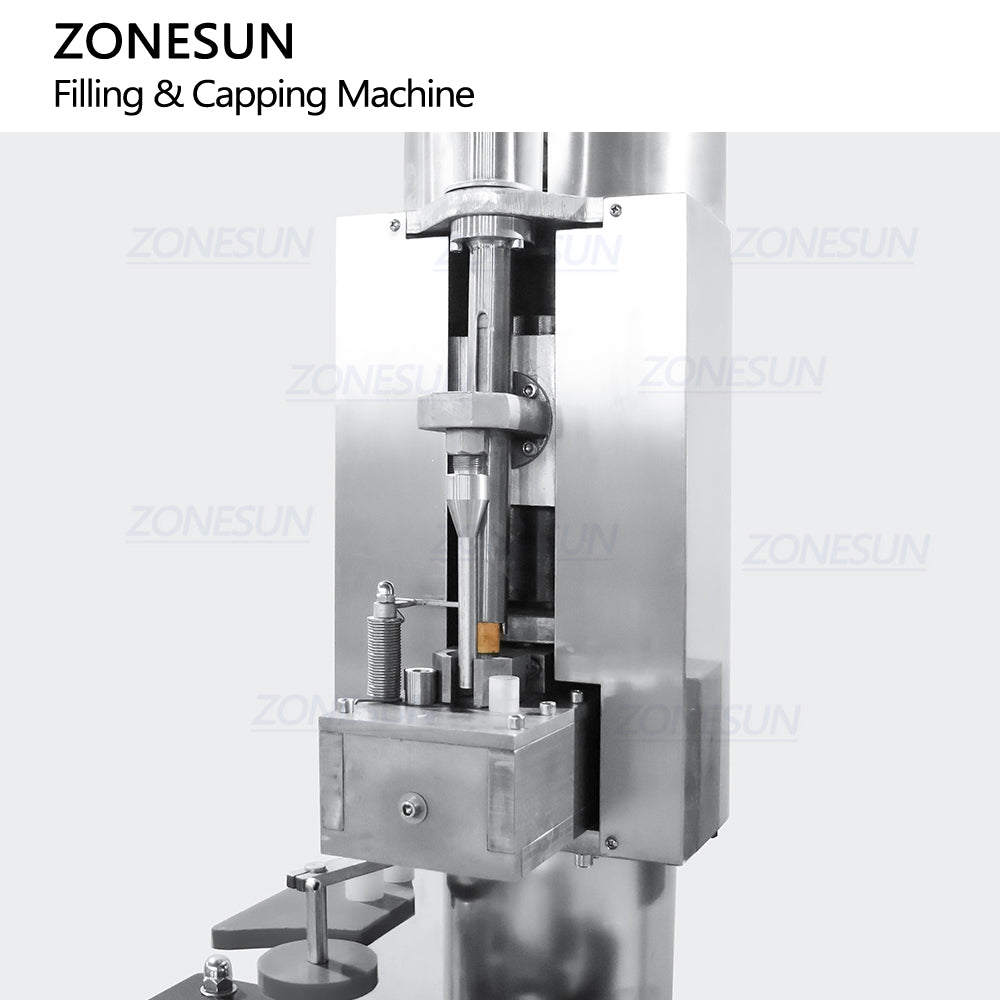 cork pressing structure of washing filling capping line