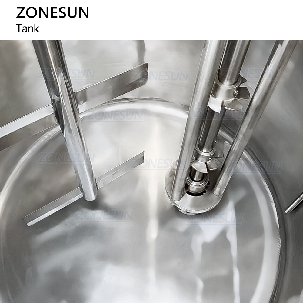 mixing structure of pasteurization equipment