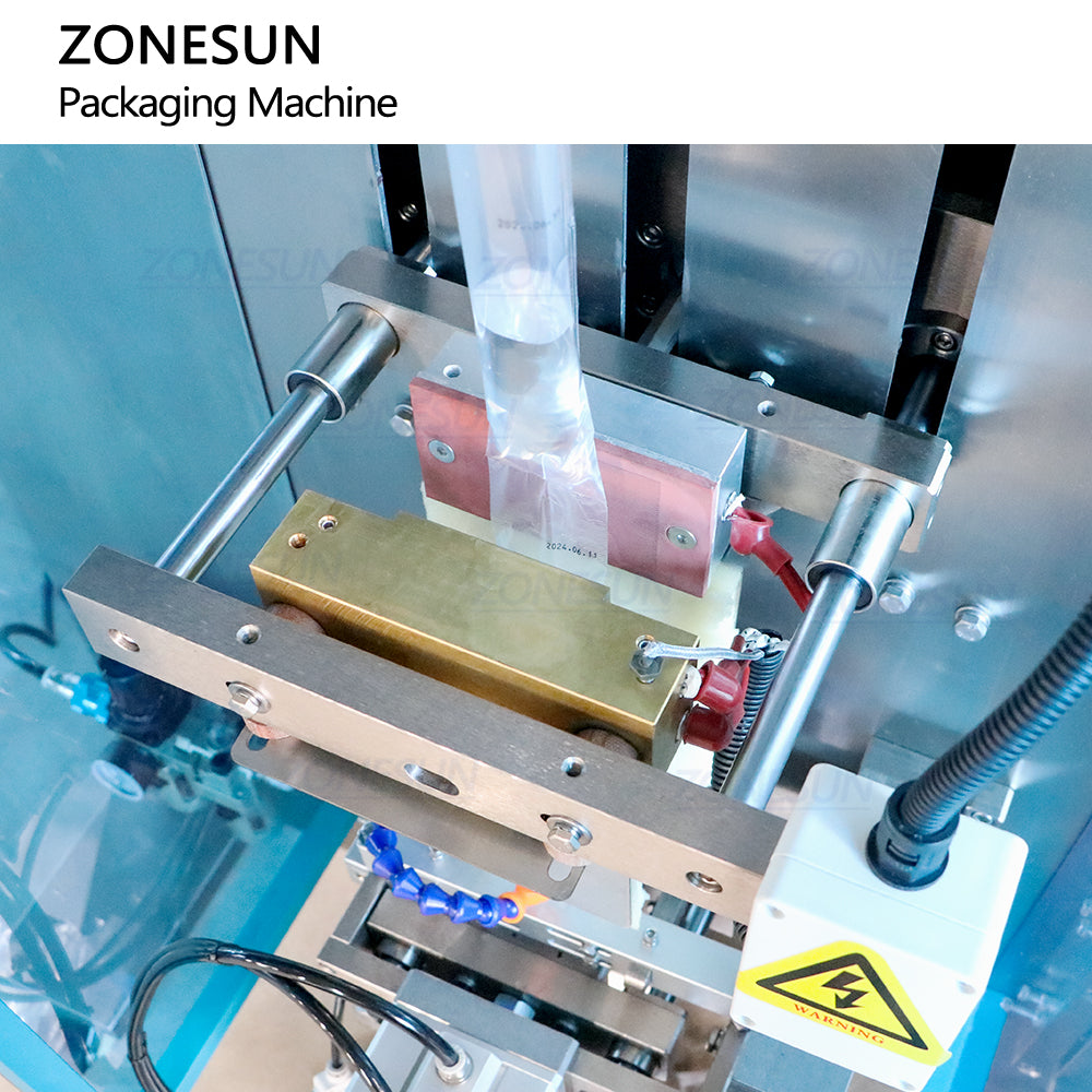 ZONESUN ZS-FS240L Automatic Irregular Pouch Stick Sachets Energy Gel Paste Filling Sealing Machine VFFS Packaging Machine