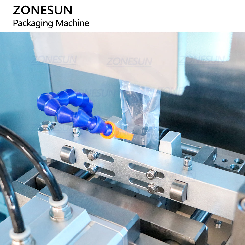 ZONESUN ZS-FS240L 자동 불규칙 파우치 스틱 향 주인 에너지 젤 페이스트 충전 밀봉 기계 VFF Packaging Machine