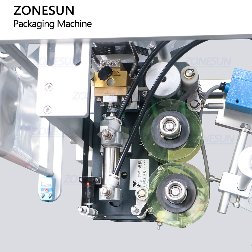 ZONESUN ZS-FS240L التلقائي غير النظامية الحقيبة عصا أكياس الطاقة هلام لصق ملء آلة الختم VFFS آلة التعبئة والتغليف