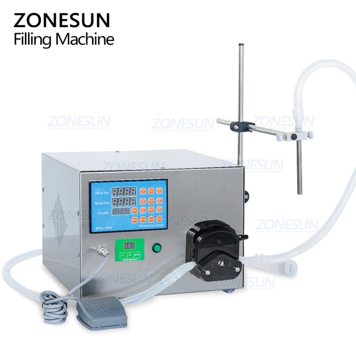 single head peristaltic pump filler