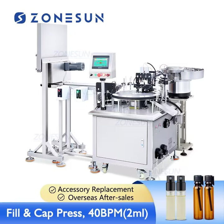 Perfume Vial Filling Capping Machine