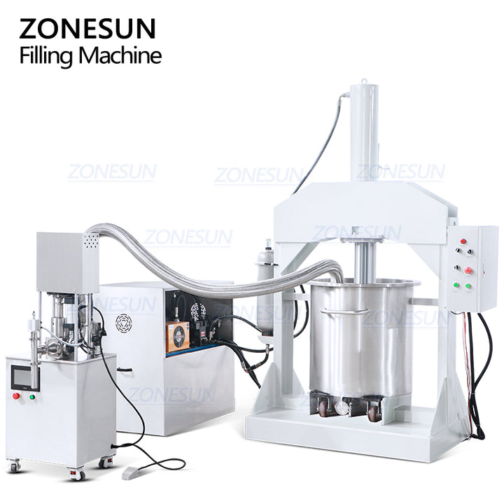 high viscosity paste filling machine