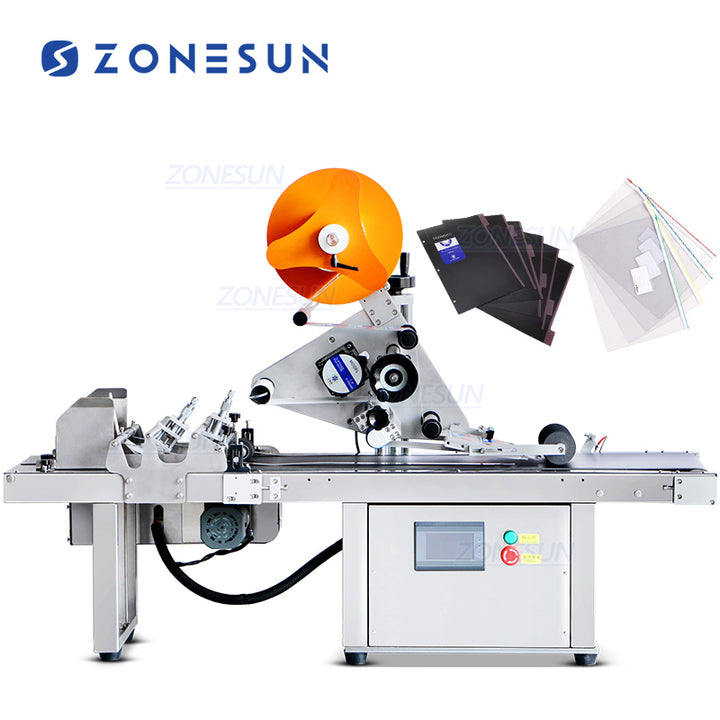 plastic bag labeling machine