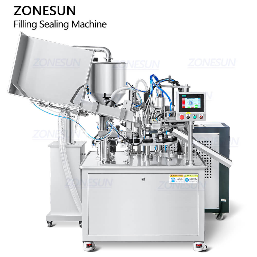 hot air soft tube filling sealing machine for cosmetic cream