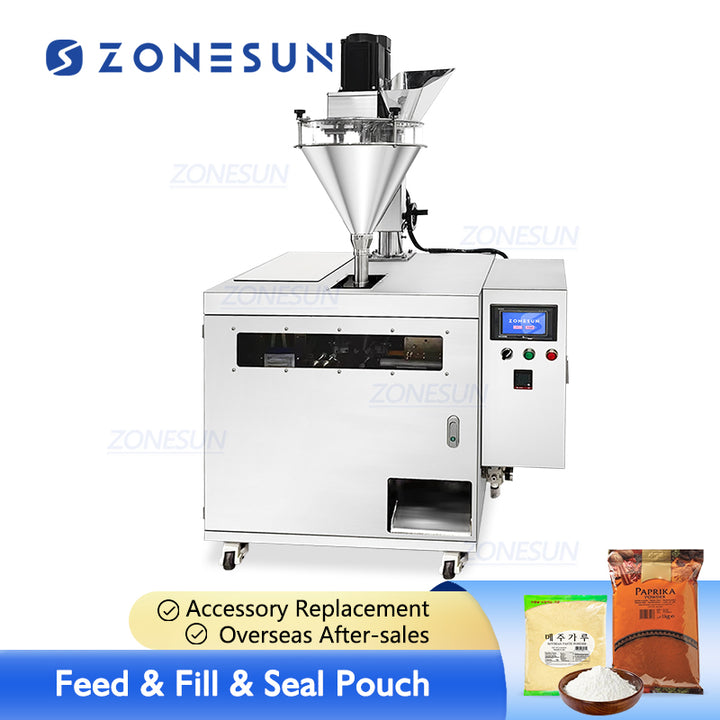 pouch packaging machine for powder