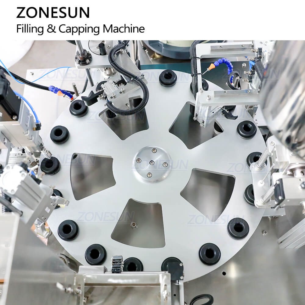 rotary turntable of tube filling capping machine