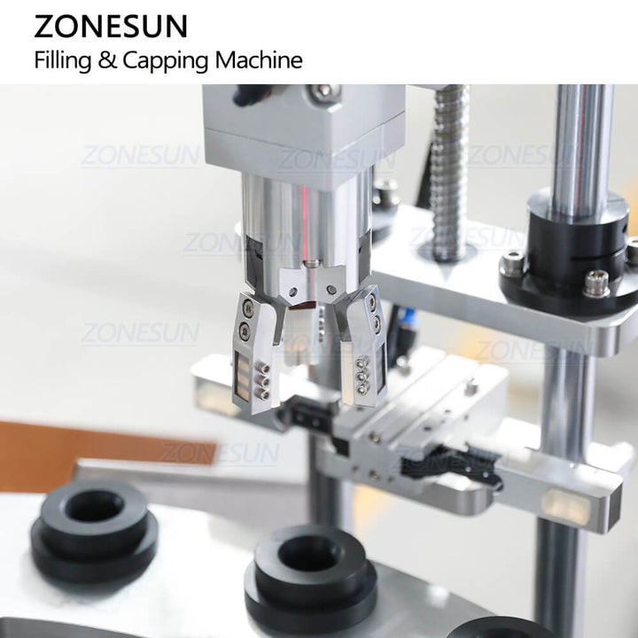 capping structure of tube filling capping machine