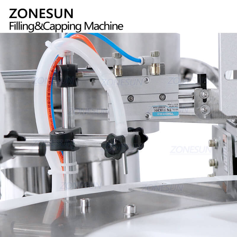 filling nozzles of automatic filling pressing machine