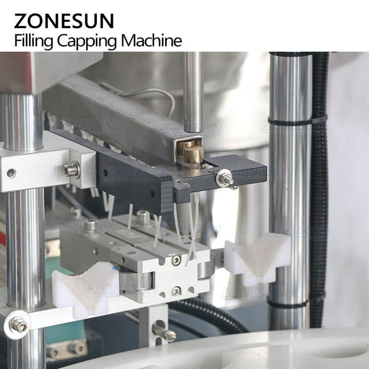 cap positioning structure of perfume filling machine-1