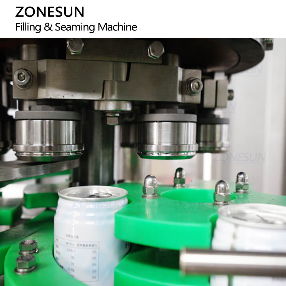 seaming structure of filling sealing machine