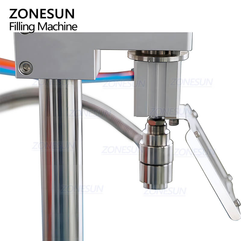 filling nozzle of aerosol can gas filling machine