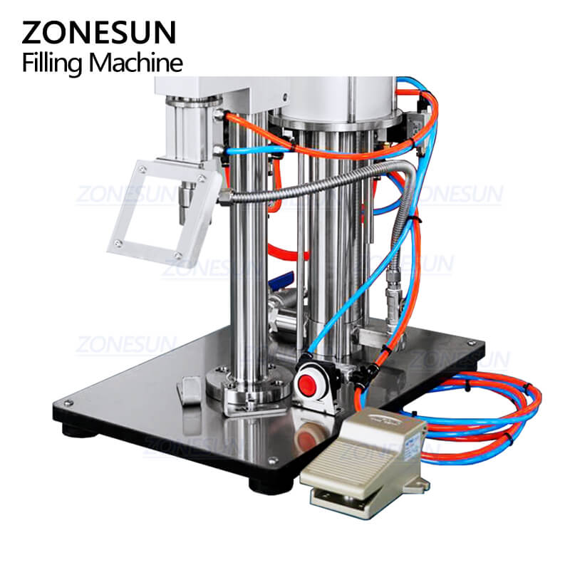 pedal of aerosol can gas filling machine