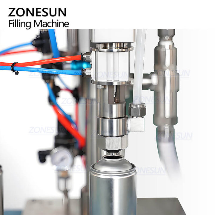 filling nozzle of aerosol filling machine