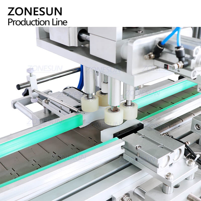 capping structure of nail polish filling capping line