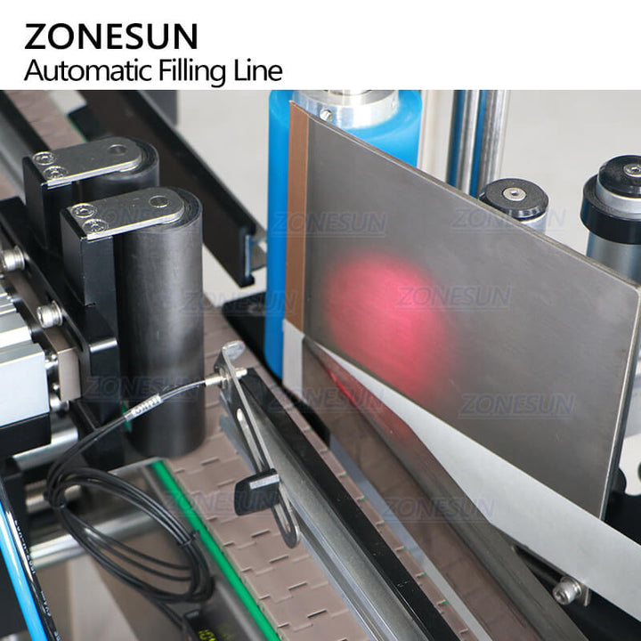 labeling structure of filling line