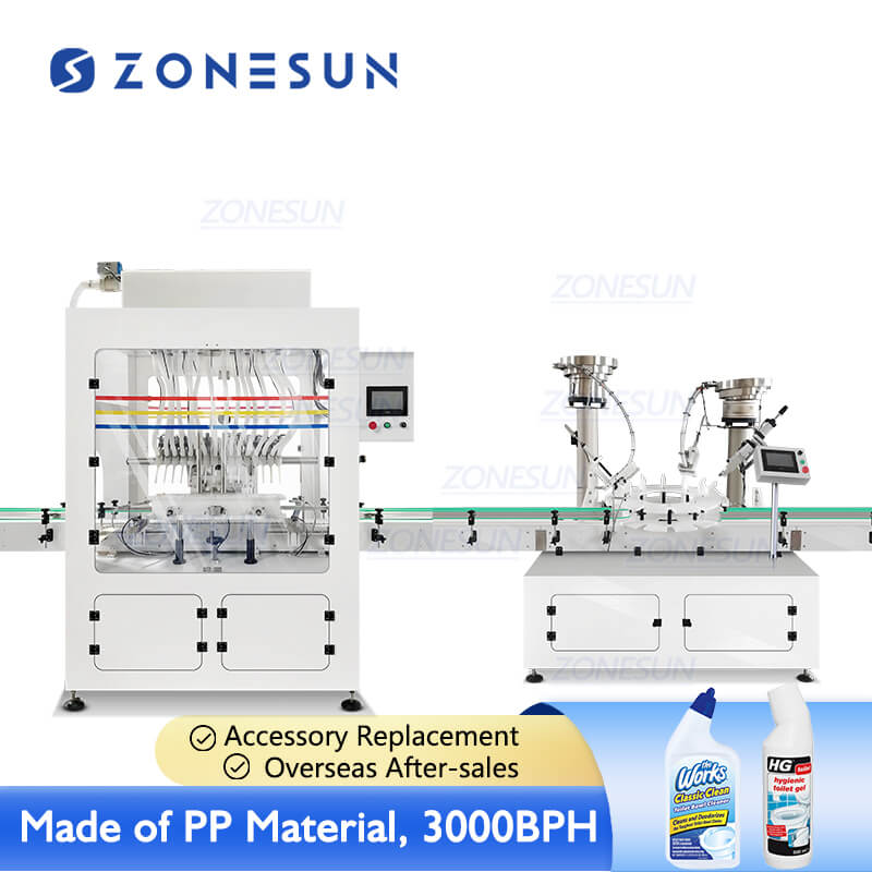 corrosive liquid filling line