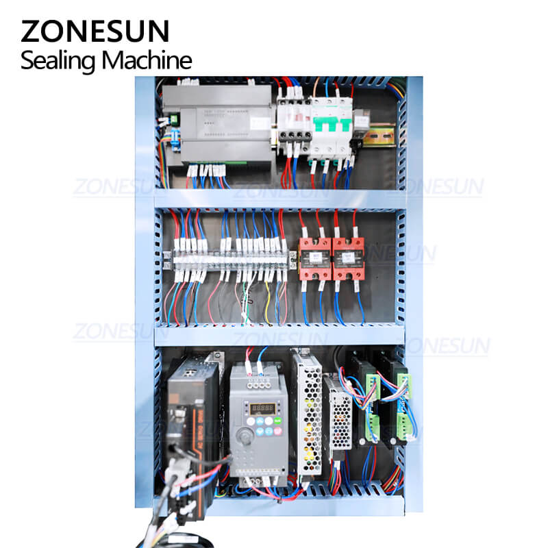 electric circuit of vertical powder filler