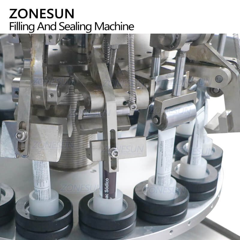 sealing structure of tube filling machine