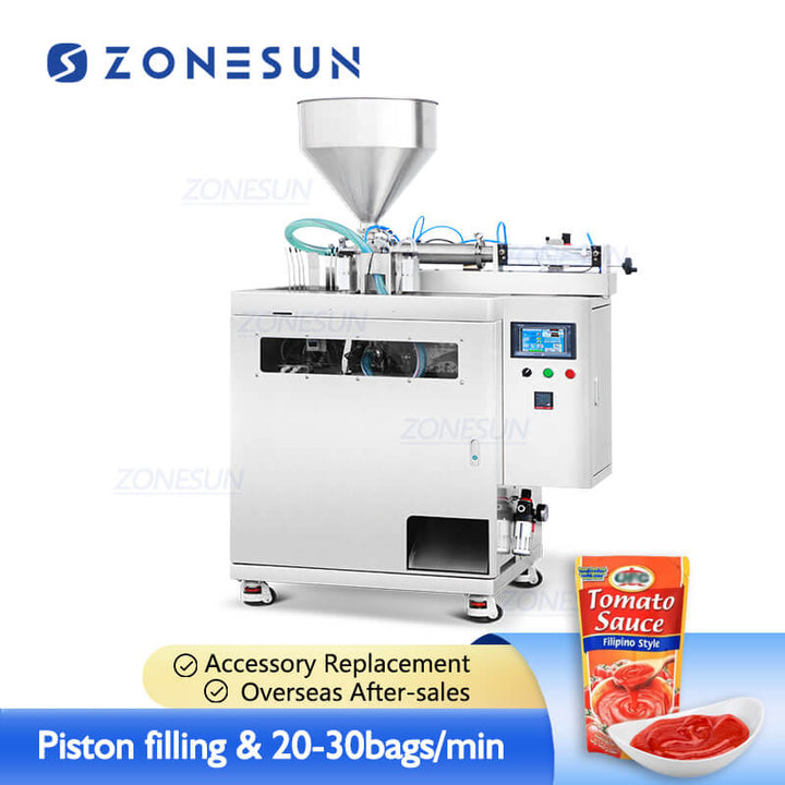 packaging machine for paste