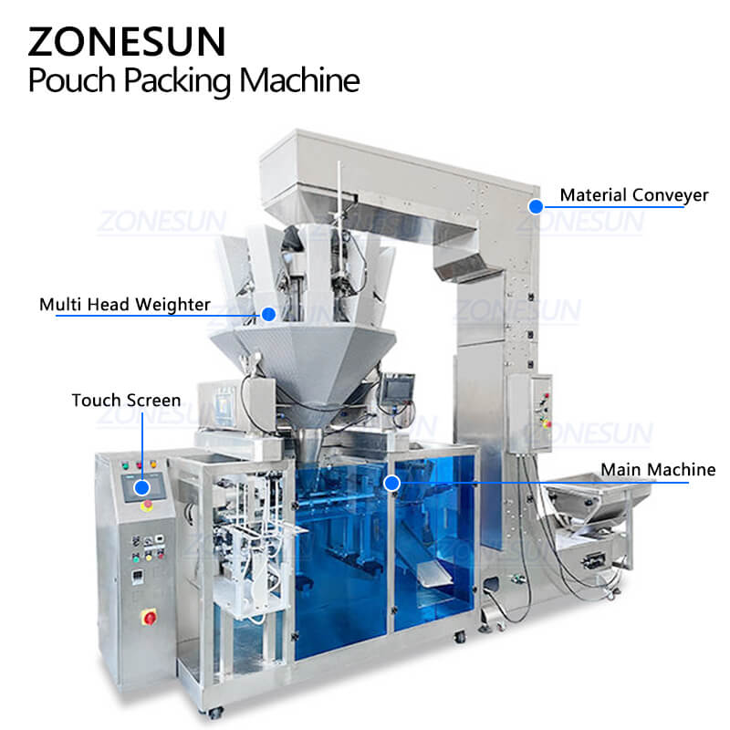 pouch filling machine for granule-2