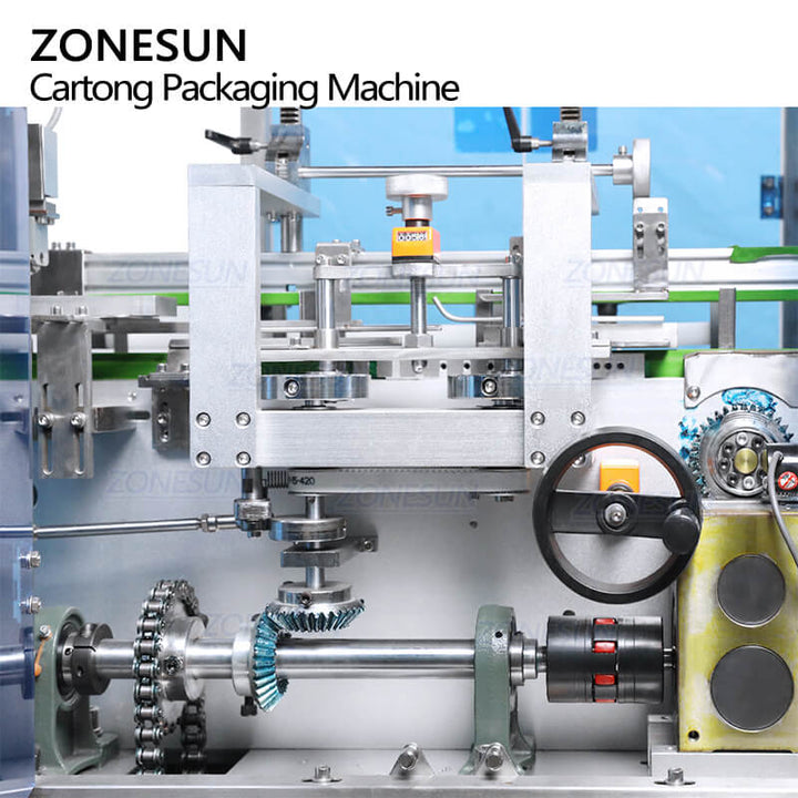 box folding forming structure of box folding machine