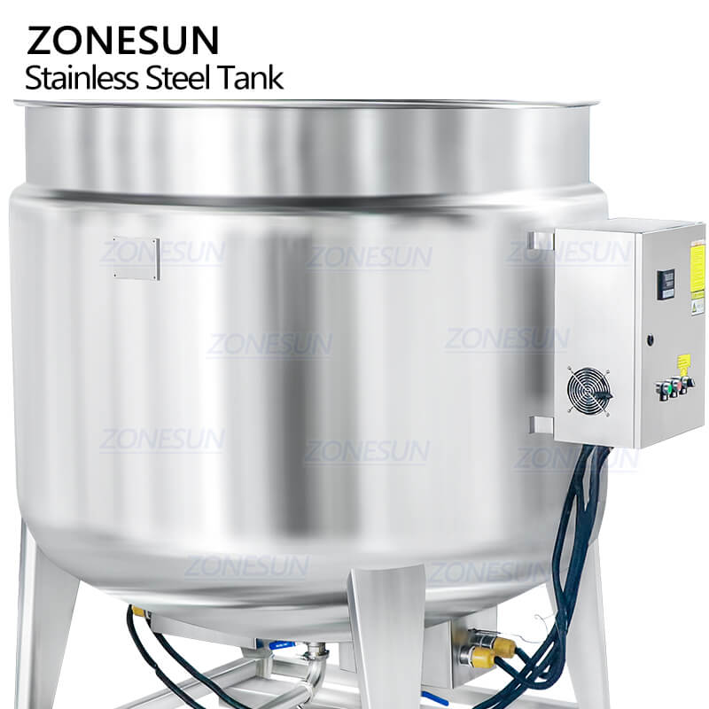 stainless steel body of mixing tank