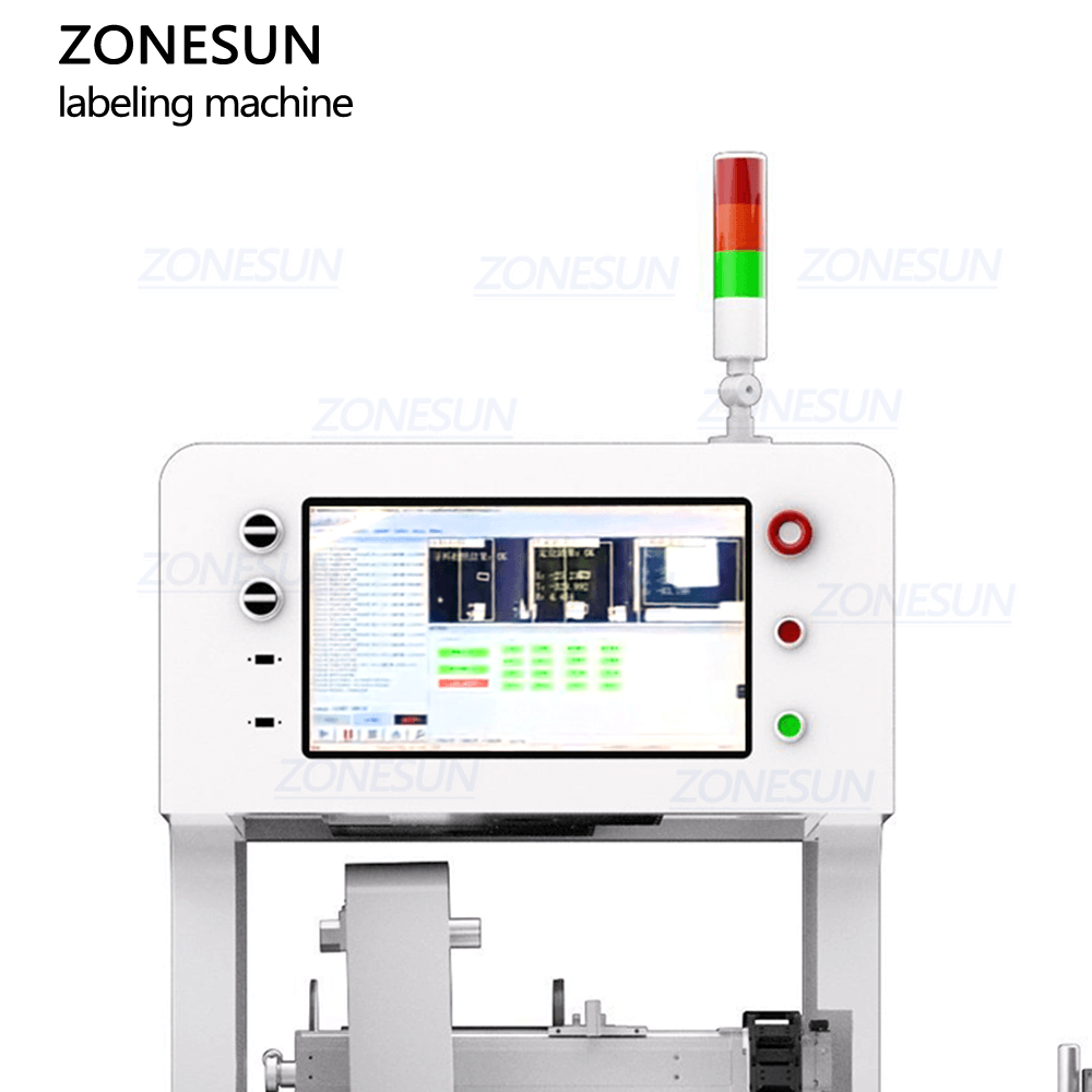 panel of automatic labeling machine