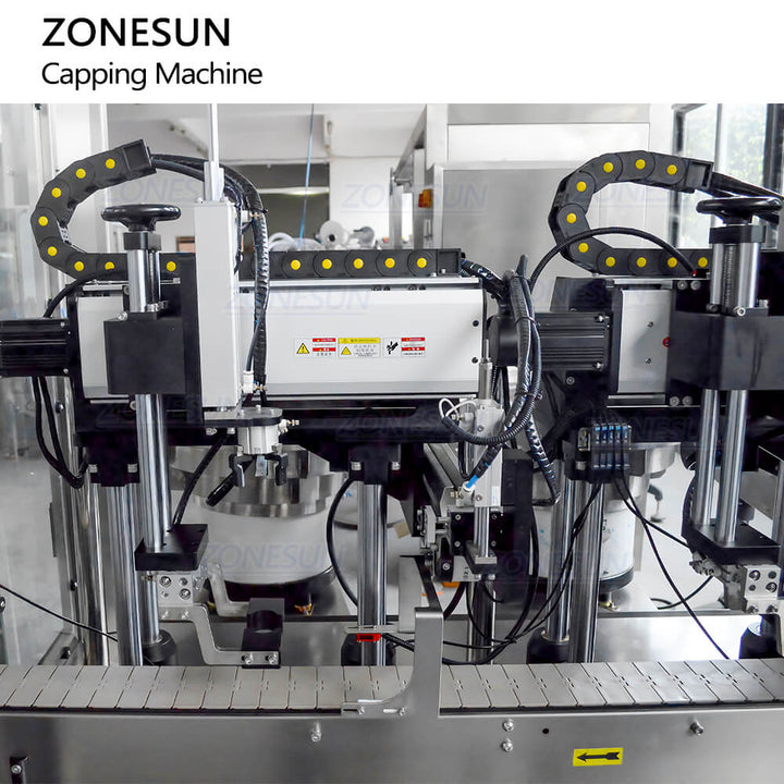 tracking capping mechanism of bottle capping machine