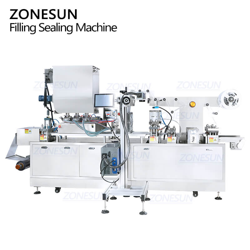 sauce blister packing machine with laser machine