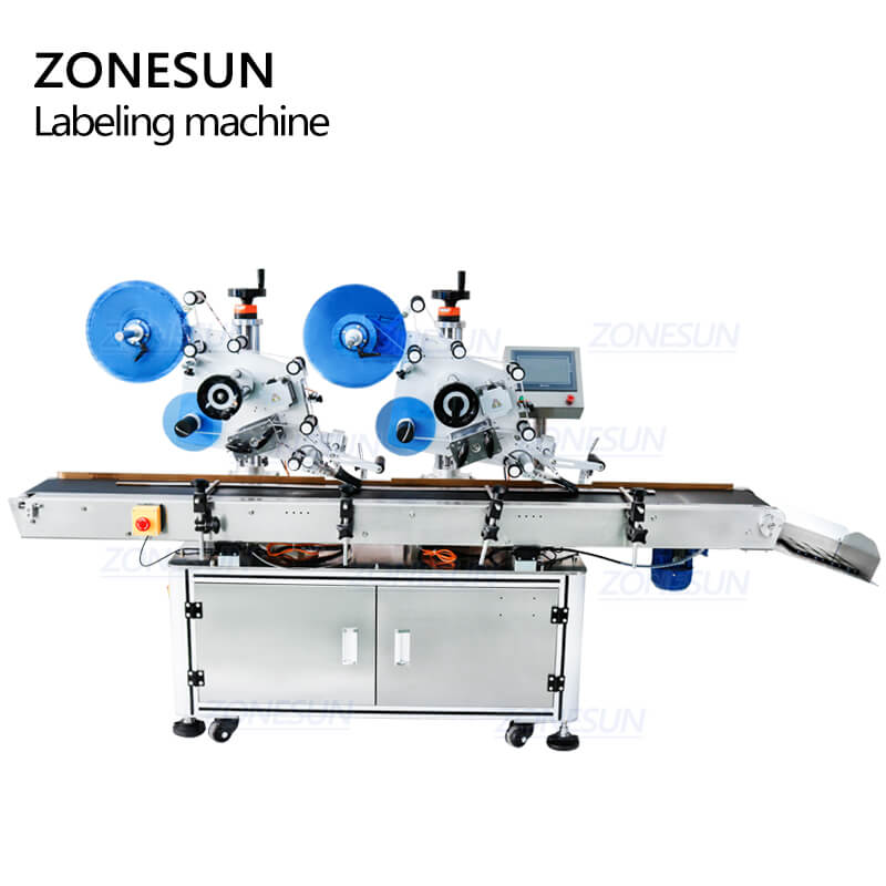 double head flat surface labeler