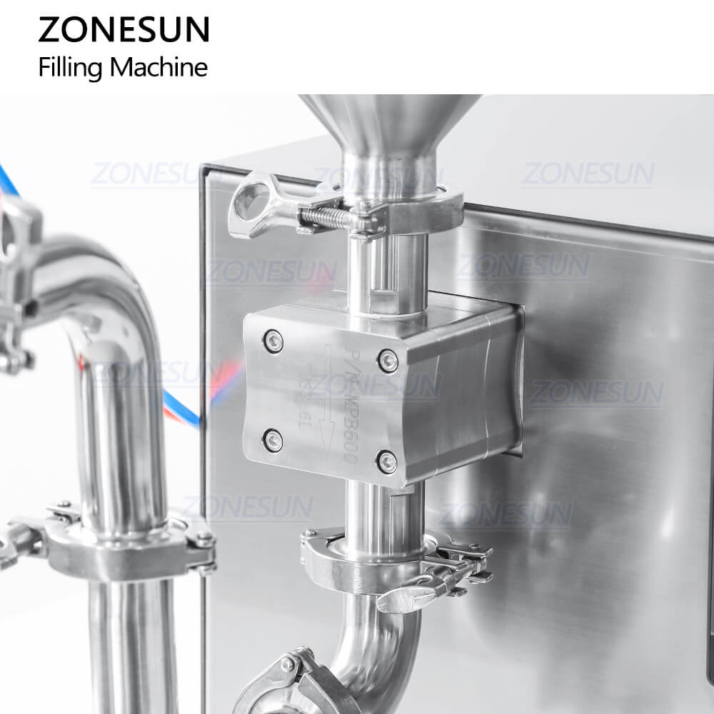 ZONESUN ZS-GTMP30L 반자동 큰 유량 자기 펌프 서보 모터 꿀 세탁 세제 마사지 오일 로션 피부 토너 액체 페이스트 충전 기계