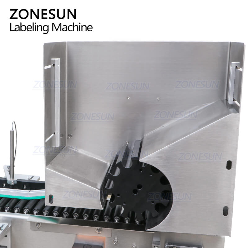 feeding structure of horizontal labeler machine