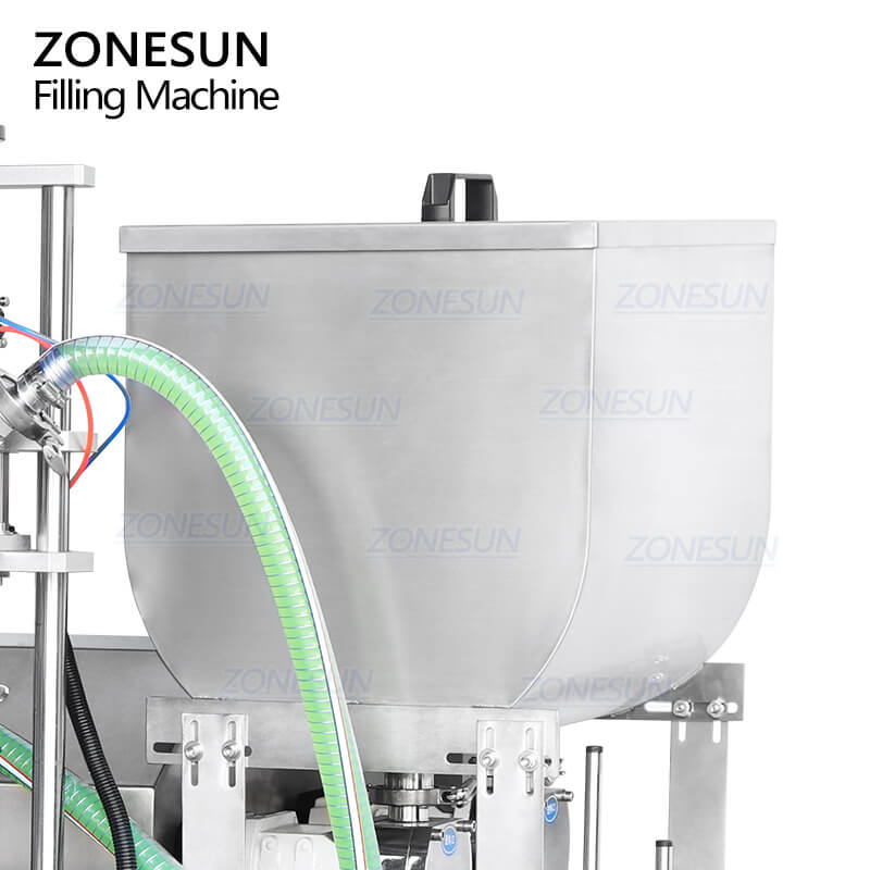 ZONESUN ZS-DTGT900U2 منضدية أوتوماتيكية مضخة الفص الدوار رؤوس مزدوجة سمكا السائل لصق العسل الصلصة الحارة شراب التجميل كريم ملء آلة