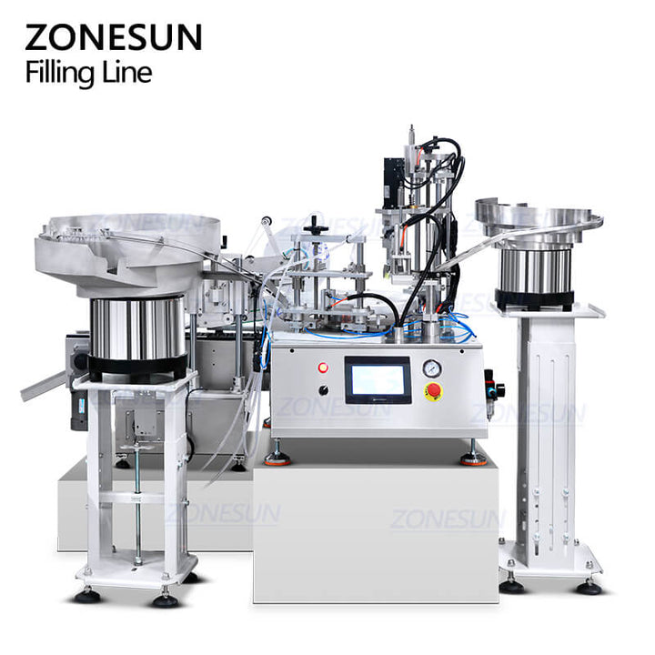 filling capping labeling machine for microtube