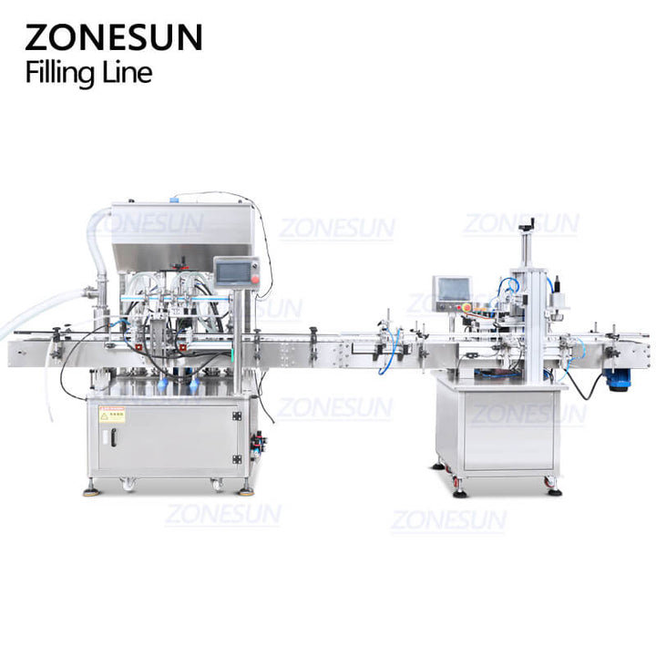 automatic oil tin cans filling line