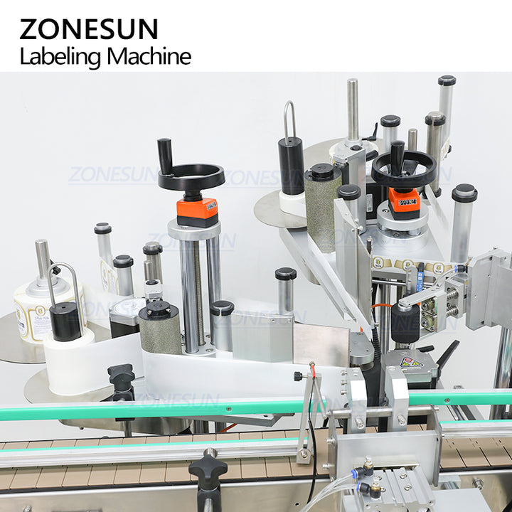 label winding structure of bottleneck labeler