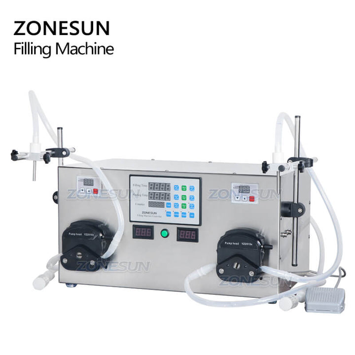 double heads peristaltic filling machine for perfume